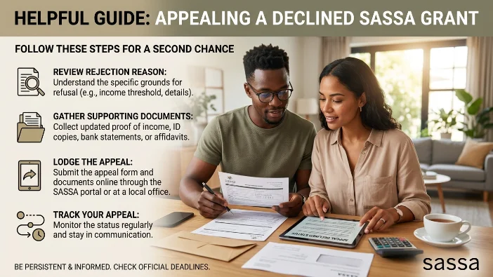 SASSA SRD Appeal 2026: How to Appeal a Declined R370 Grant